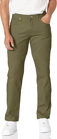 Amazon Essentials Men's Standard Straight-Fit 5-Pocket Stretch Twill Pant