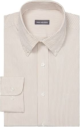 Van Heusen Men's Dress Shirt Regular Fit Pinpoint Stripe